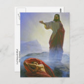 Carl Heinrich Bloch - Jesus Tempted GC Postkarte (Vorne/Hinten)