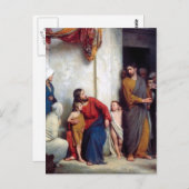 Carl Heinrich Bloch - Leid der Kinder Postkarte (Vorne/Hinten)