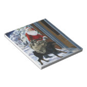Carl Helping Santa Claus von (b) Notizblock (angewinkelt)