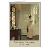 Carl Holsøe Salon Interieur mit Frau CC0573 (Vorne)