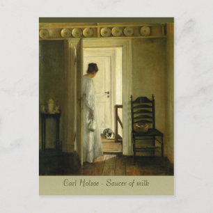 Carl Holsøe Saucer von Milk CC0569 Postcard Postkarte