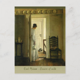 Carl Holsøe Saucer von Milk CC0569 Postcard Postkarte