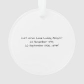 Carl Jonas Liebe Ludvig Almqvist c1835 Ornament (Rückseite)