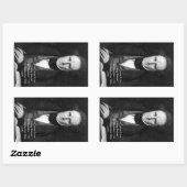 Carl Jonas Liebe Ludvig Almqvist c1835 Rechteckiger Aufkleber (Blatt)