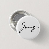 Carl Jung Signatur Button (Vorne & Hinten)