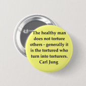 Carl Jung Zitat Button (Vorne & Hinten)