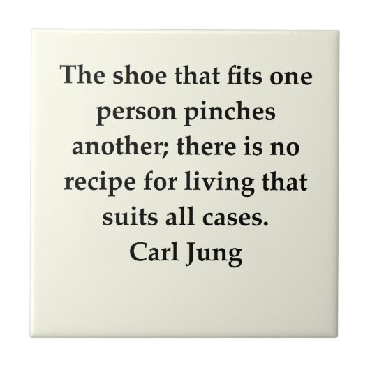 Carl Jung Zitat Fliese (Vorderseite)