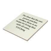 Carl Jung Zitat Fliese (Seite)