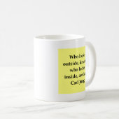 Carl Jung Zitat Kaffeetasse (VorderseiteRechts)