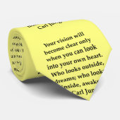 Carl Jung Zitat Krawatte (Gerollt)