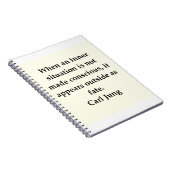 Carl Jung Zitat Notizblock (Rechte Seite)