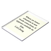 Carl Jung Zitat Notizblock (Linke Seite)