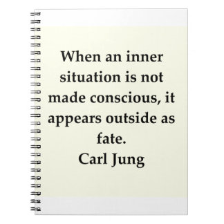 Carl Jung Zitat Notizblock