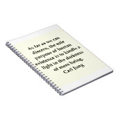 Carl Jung Zitat Notizblock (Rechte Seite)