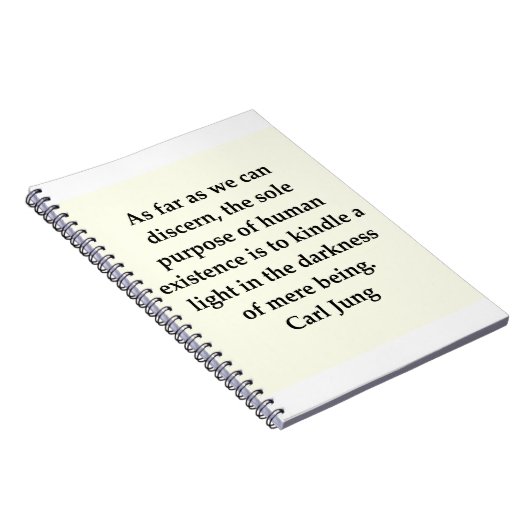 Carl Jung Zitat Notizblock (Rechte Seite)