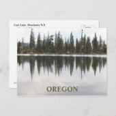 Carl Lake Oregon Postkarte (Vorne/Hinten)