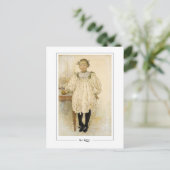 Carl Larsson #107 - Fine Art Postcard Postkarte (Stehend Vorderseite)