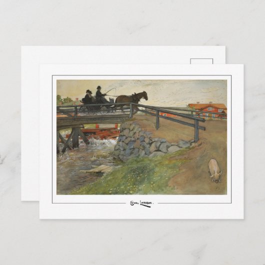 Carl Larsson #134 - Fine Art Postcard Postkarte (Vorne/Hinten)