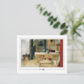 Carl Larsson #155 - Fine Art Postcard Postkarte (Stehend Vorderseite)