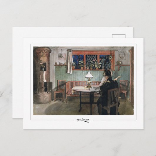 Carl Larsson #226 - Fine Art Postcard Postkarte (Vorne/Hinten)