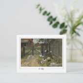 Carl Larsson #261 - Fine Art Postcard Postkarte (Stehend Vorderseite)