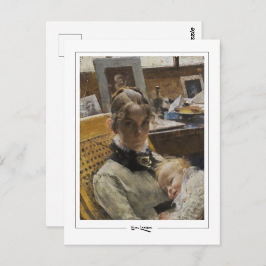Carl Larsson #265 - Fine Art Postcard Postkarte (Vorne/Hinten)