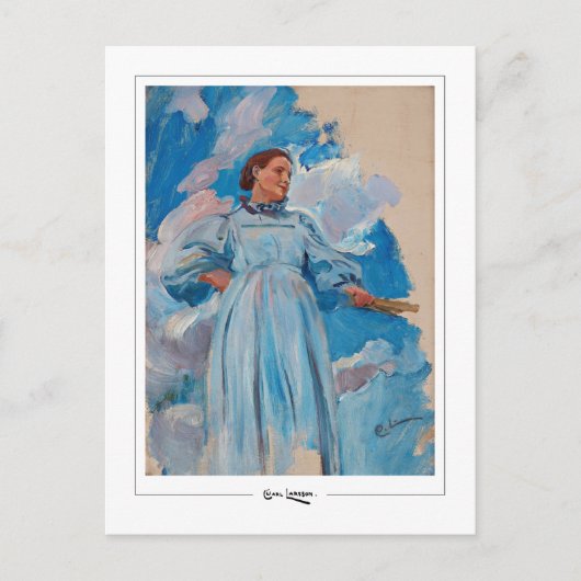 Carl Larsson #2 - Fine Art Postcard Postkarte (Vorderseite)
