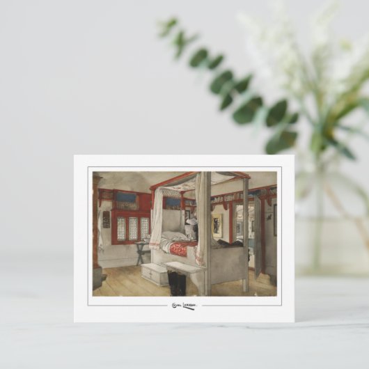 Carl Larsson #303 - Fine Art Postcard Postkarte (Stehend Vorderseite)