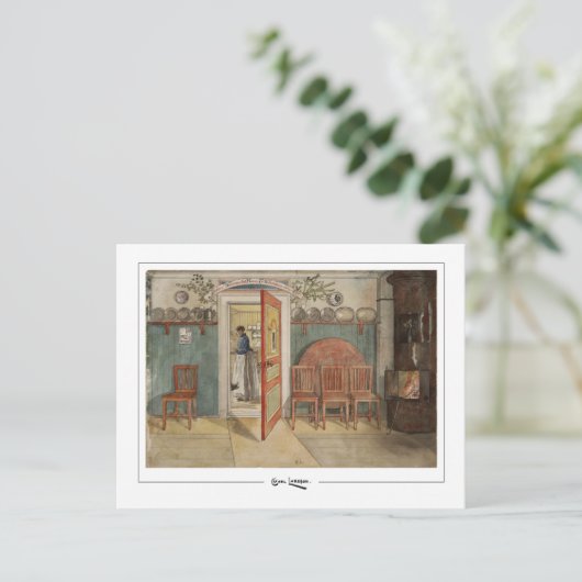 Carl Larsson #330 - Fine Art Postcard Postkarte (Stehend Vorderseite)
