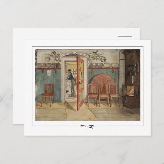 Carl Larsson #330 - Fine Art Postcard Postkarte (Vorne/Hinten)