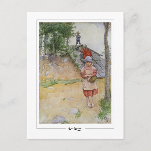 Carl Larsson #352 - Fine Art Postcard Postkarte (Vorderseite)