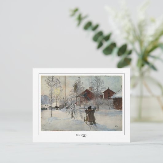 Carl Larsson #378 - Fine Art Postcard Postkarte (Stehend Vorderseite)