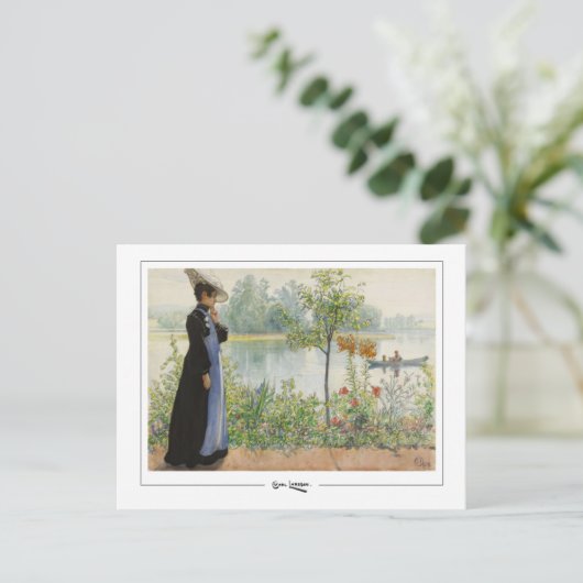 Carl Larsson #77 - Fine Art Postcard Postkarte (Stehend Vorderseite)