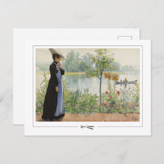 Carl Larsson #77 - Fine Art Postcard Postkarte (Vorne/Hinten)