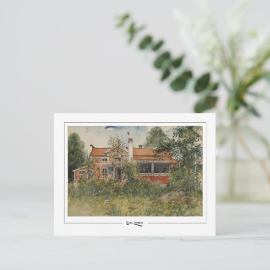 Carl Larsson #7 - Fine Art Postcard Postkarte (Stehend Vorderseite)