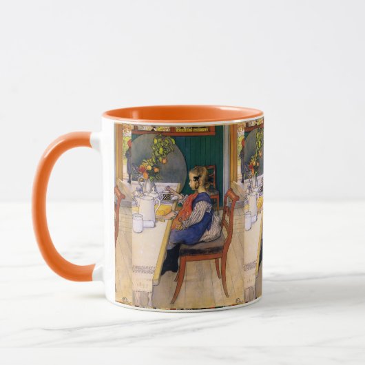 Carl Larsson A Late Riser's Miserable Breakfast Tasse (Links)