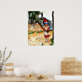 Carl Larsson. Am Keller, Poster (Küche)