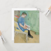 Carl Larsson - Anna-Johanna, Karte (Vorderseite/Rückseite Beispiel)