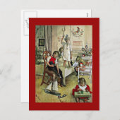 Carl Larsson art: Weihnachten Morgen (Vorne/Hinten)