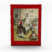 Carl Larsson art: Weihnachten Morgen Fotoblock (Vorderseite)