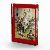 Carl Larsson art: Weihnachten Morgen Fotoblock (Rechts)