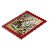 Carl Larsson art: Weihnachten Morgen Notizblock (Linke Seite)