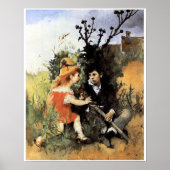 Carl Larsson artwork, Clair Obscur,  Poster (Vorne)