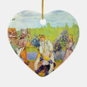 Carl Larsson außerhalb der Sommer-Winde brennen Keramik Ornament (Hinten)