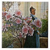 Carl Larsson - Azalea, Fliese (Vorderseite)