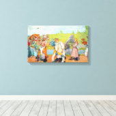 Carl Larsson bläst außerhalb des Sommers Leinwanddruck (Insitu (Holzboden))