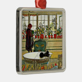 Carl Larsson - Blume auf einem Windows, Ornament Aus Metall (Rechts)