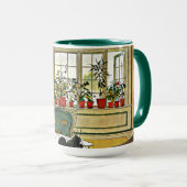Carl Larsson - Blume auf einem Windows, schöne Kun Tasse (VorderseiteRechts)