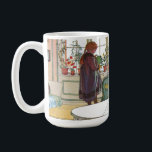 Carl Larsson - Blume über das Windows Kaffeetasse<br><div class="desc">Carl Larsson - Blume über das Windows</div>