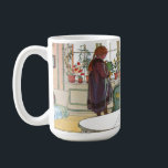 Carl Larsson - Blume über das Windows Kaffeetasse<br><div class="desc">Carl Larsson - Blume über das Windows</div>